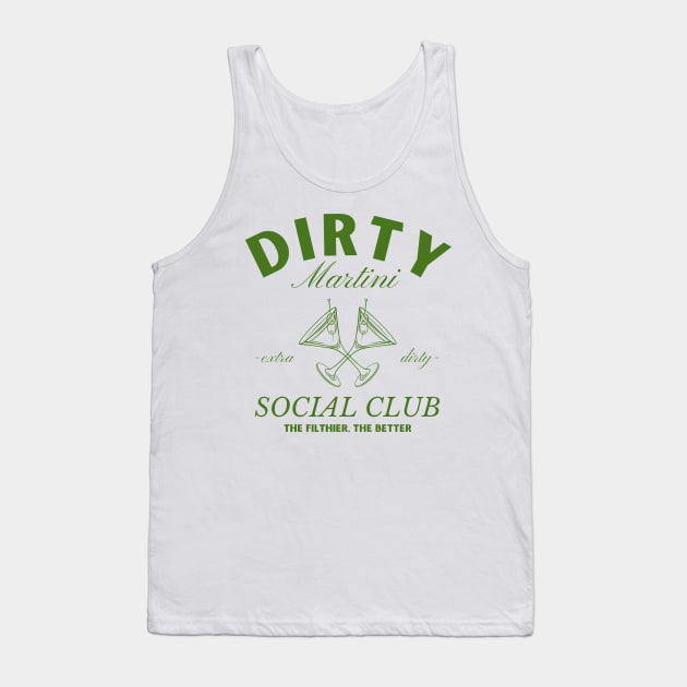 Dirty Martini Social Club Girls Night Out Tank Top by TrikoCraft